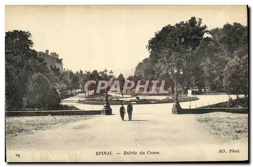 Cartes postales Epinal Entree du Cours