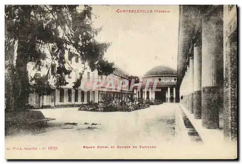 Cartes postales Contrexeville Grand Hotel et Source Du Pavillon