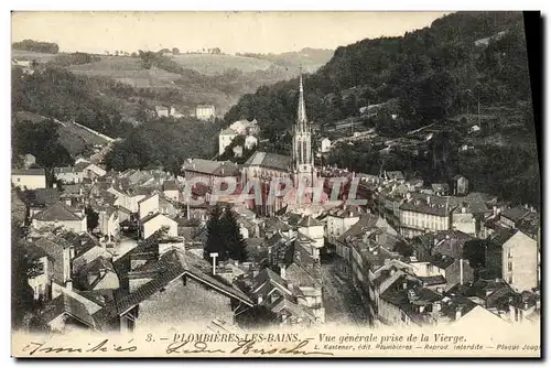 Ansichtskarte AK Plombieres Les Bains Vue Generale Prise de la Vierge