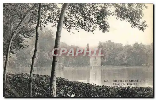 Cartes postales Environs de Chantilly Etangs de Comelle