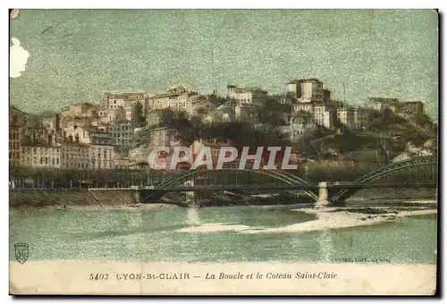 Ansichtskarte AK Lyon St Clair La Bauche et le Coteau Saint Clair