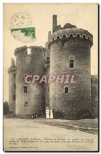 Cartes postales Presqu ile de Rhuys Chateau de Suscinio Richemont