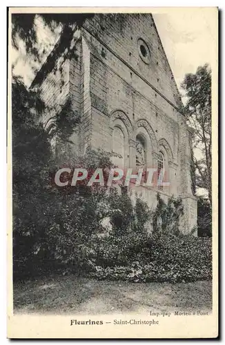 Cartes postales Fleurines Saint Christophe