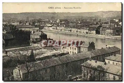 Cartes postales Creil Panorama Nord Est