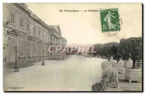 Cartes postales Compiegne Le Chateau Lion