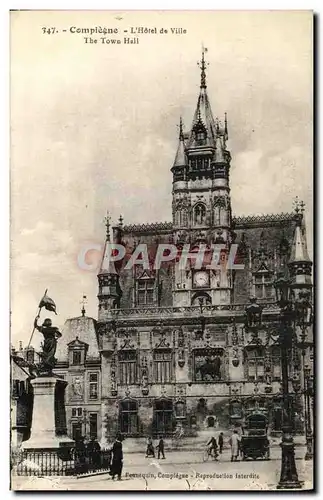 Cartes postales Compiegne L Hotel de Ville