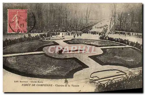 Ansichtskarte AK Foret De Compiegne Clairiere de la Victoire Militaria