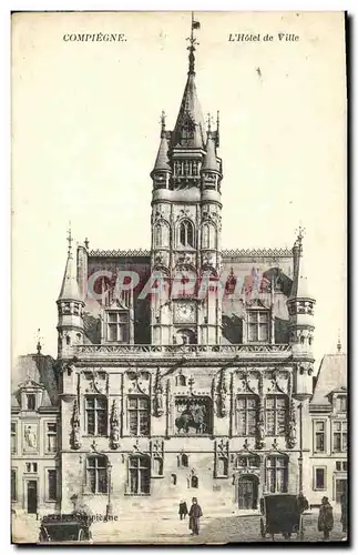 Cartes postales Compiegne L Hotel de Ville