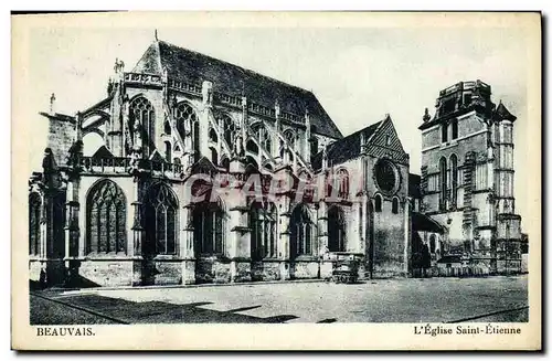 Cartes postales Beauvais L Eglise Saint Etienne