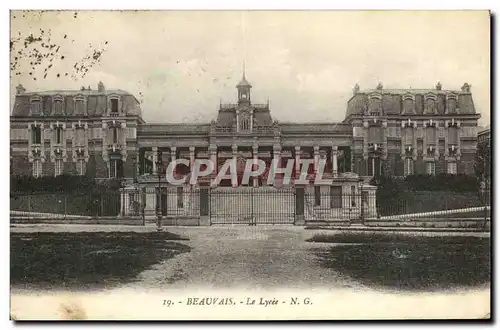 Cartes postales Beauvais Le Lycee