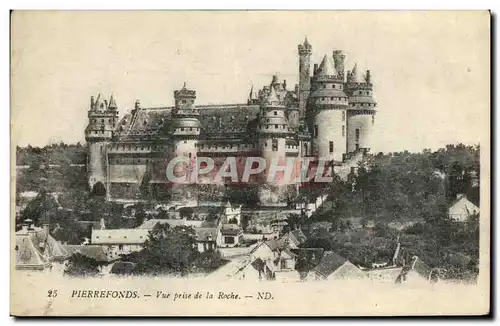 Cartes postales Pierrefonds Vue Prise de la Roche