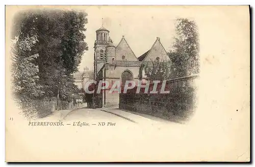 Cartes postales Pierrefonds L Eglise