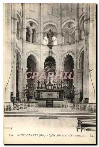 Cartes postales Saint Germer Eglise Abbatiale Le Sanctuaire