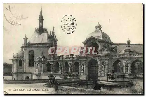 Cartes postales Chateau de Chantilly