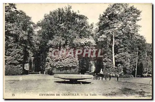 Cartes postales Chantilly Environs La Table