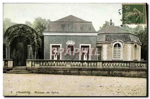 Cartes postales Chateau de Chantilly Maison de Sylvie