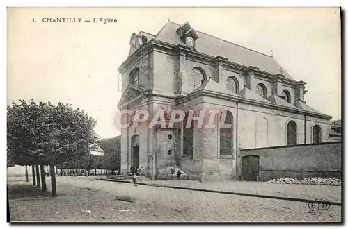 Cartes postales Chantilly L Eglise