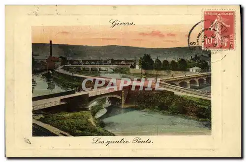 Cartes postales Givors Les quatre ponts