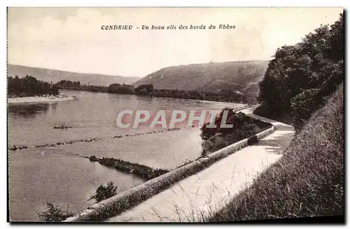 Ansichtskarte AK Condrieu Un Beau Site des Bords Du Rhone