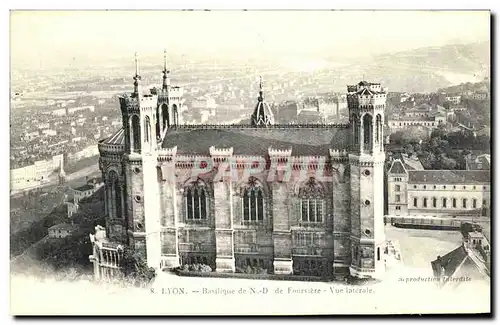 Ansichtskarte AK Lyon Basilique de ND de Fourviere Vue laterale