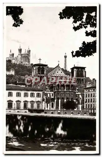 Ansichtskarte AK Lyon Coteau de Fourviere et cathedrale Saint Jean