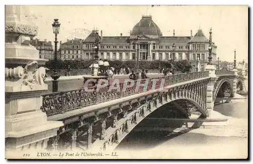 Ansichtskarte AK Lyon Le Pont de L Universite