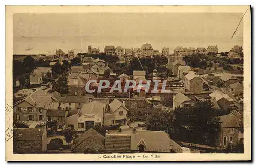 Cartes postales Carolles Plage Les Villas