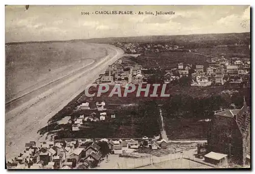 Cartes postales Carolles La Plage Au loin Julonville