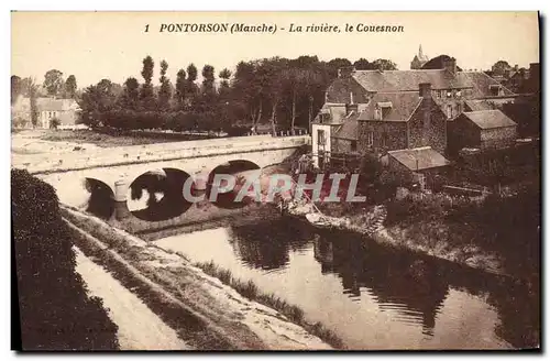 Cartes postales Pontorson La Riviere Le Couesnon