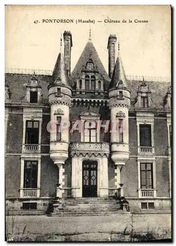 Cartes postales Pontorson Chateau de la Crenne