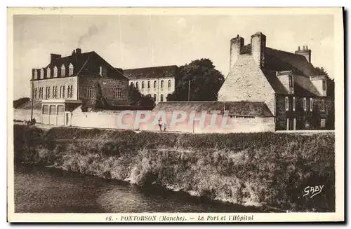 Cartes postales Pontorson Le Port et L Hopital