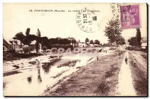 Cartes postales Pontorson La Riviere Le Couesnon