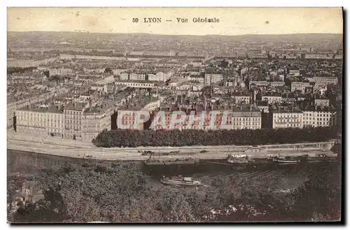 Cartes postales Lyon Vue Generale