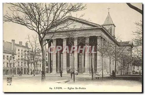 Ansichtskarte AK Lyon Eglise St Pothin