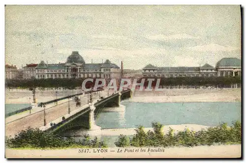 Ansichtskarte AK Lyon Le Pont et les Facultes