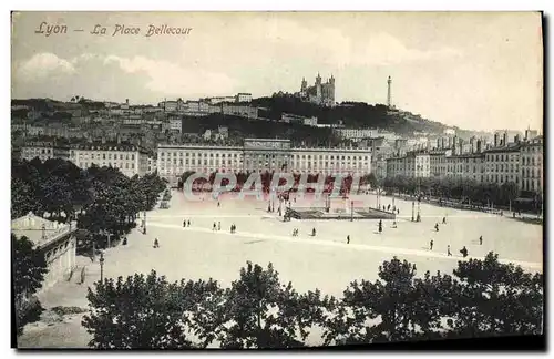 Cartes postales Lyon La Place Bellecour