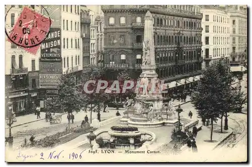 Cartes postales Lyon Monument Carnot