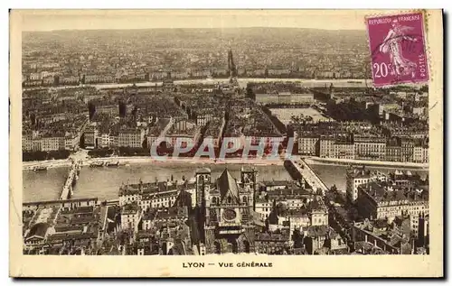 Cartes postales Lyon Vue Generale