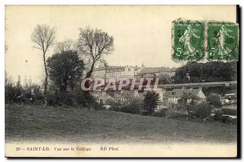 Cartes postales Saint Lo Vue sur le College