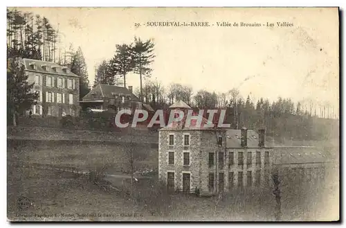 Cartes postales Sourdeval la Barre Vallee de Brouains Les Vallees