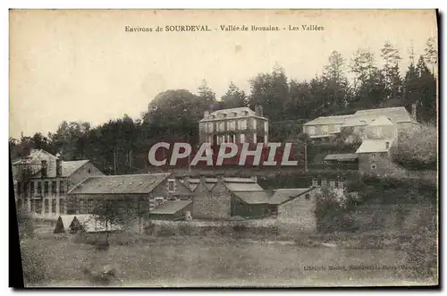 Ansichtskarte AK Environs de Sourdeval Vallee de Brouains Les Vallees