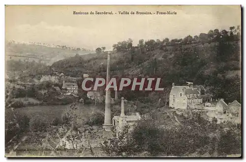 Cartes postales Environs de Sourdeval Vallee de Brouains Fosse Marie