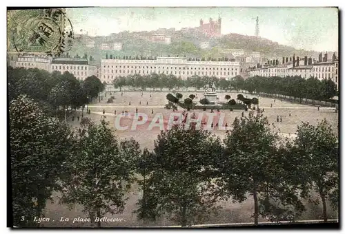 Cartes postales Lyon La Place Bellecour