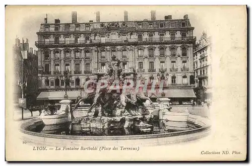 Cartes postales Lyon La Fontaine Bartholdi