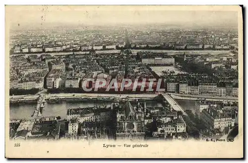 Cartes postales Lyon Vue generale