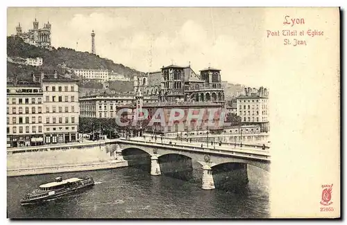 Cartes postales Lyon Pont Tilsit er Eglise St Jean