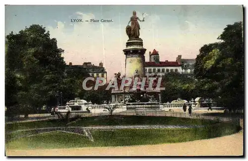 Cartes postales Lyon Place Carnot