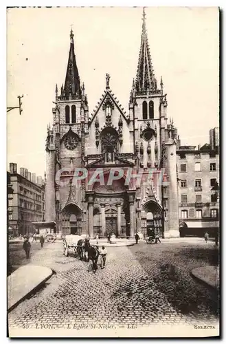 Ansichtskarte AK Lyon L Eglise St Nizier