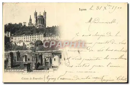 Cartes postales Lyon Coteau de Fourviere