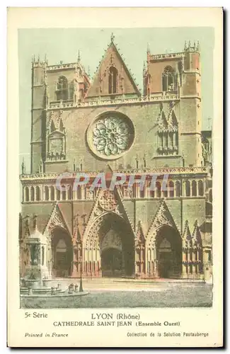 Cartes postales Lyon Cathedrale Saint Jean